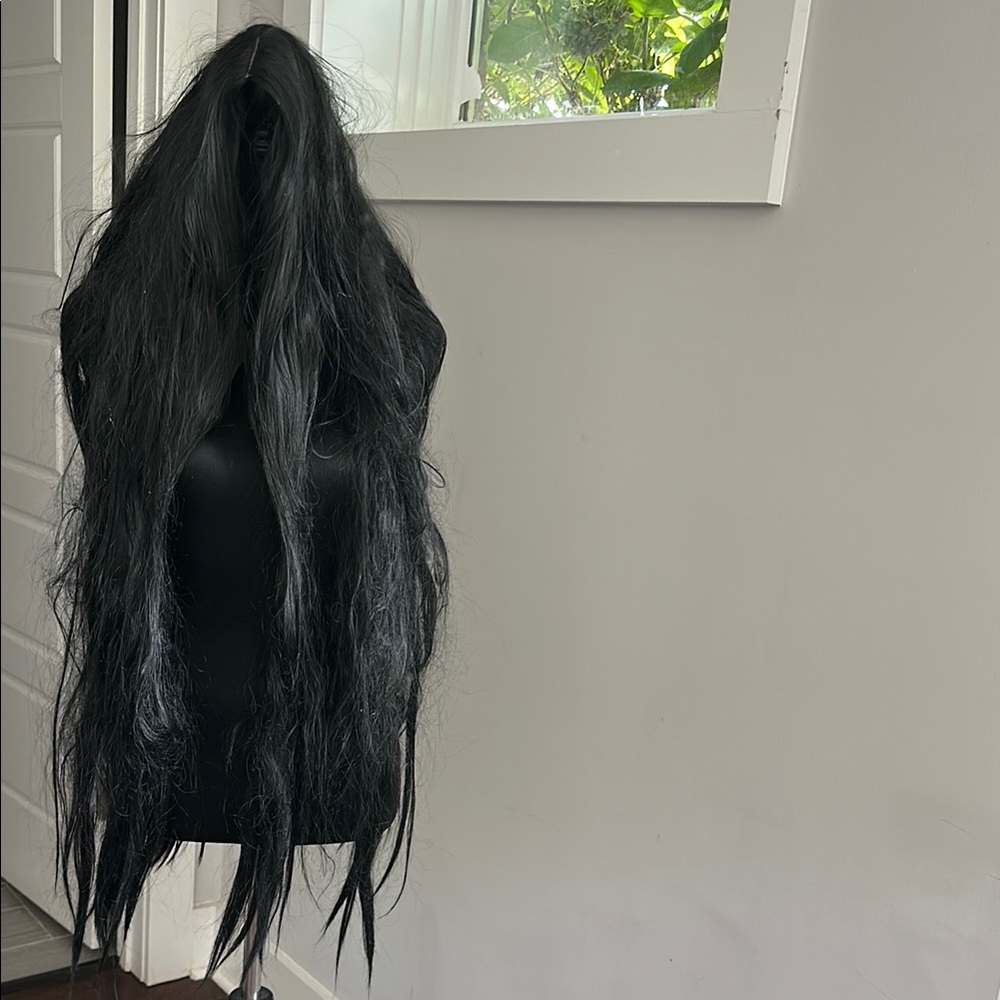 Morticia Adam’s wig!!!!